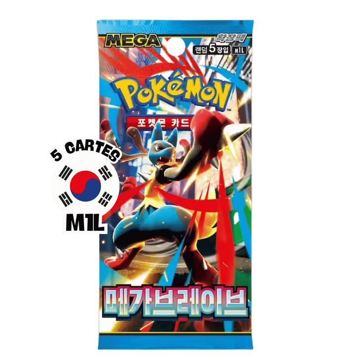 Booster Pokemon M1L Coréen Booster Pokemon M1L Coréen