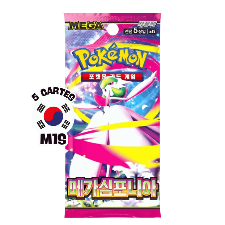 Booster Pokemon M1S Coréen Booster Pokemon M1S Coréen